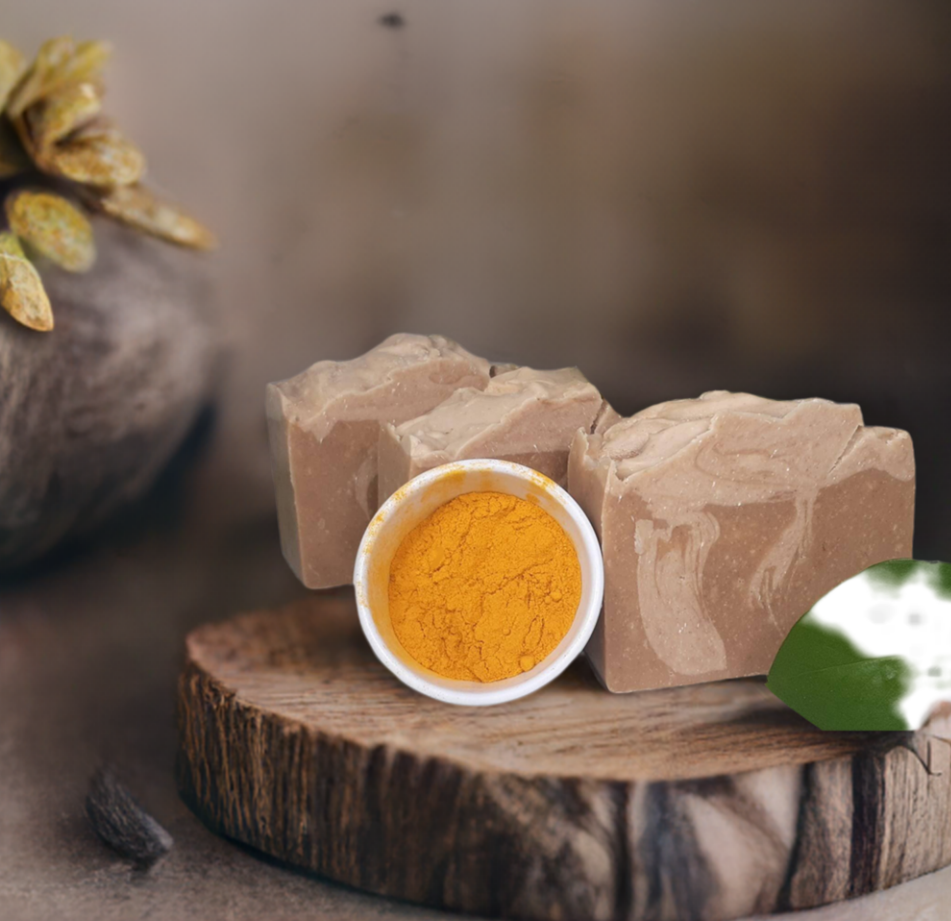 Oatmeal + Turmeric Soap - Golden Anti-Inflammatory Bar for Eczema