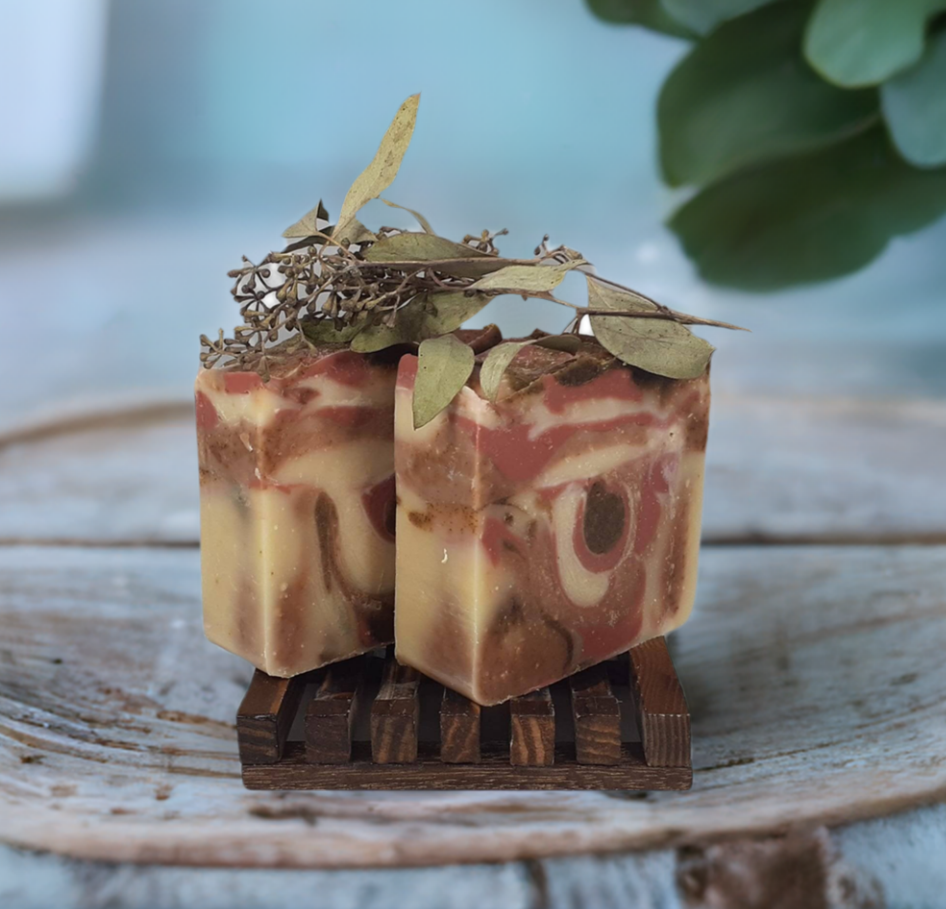 Peppermint + Eucalyptus Soap - Spa Respiratory Relief & Antibacterial Bar