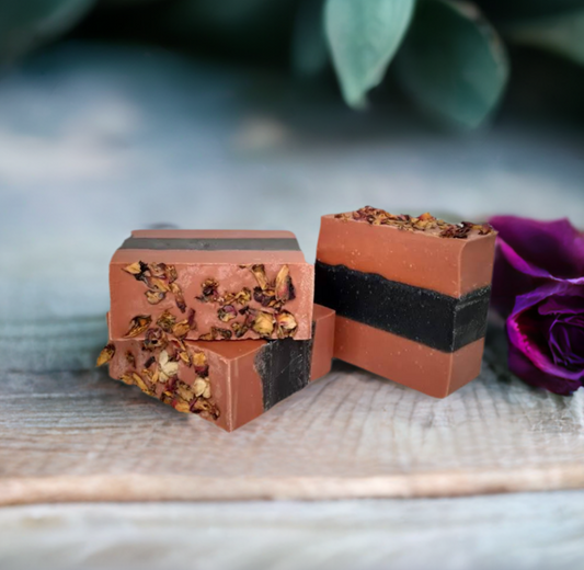 Rose-Coal Soap - For  Eczema and Acne