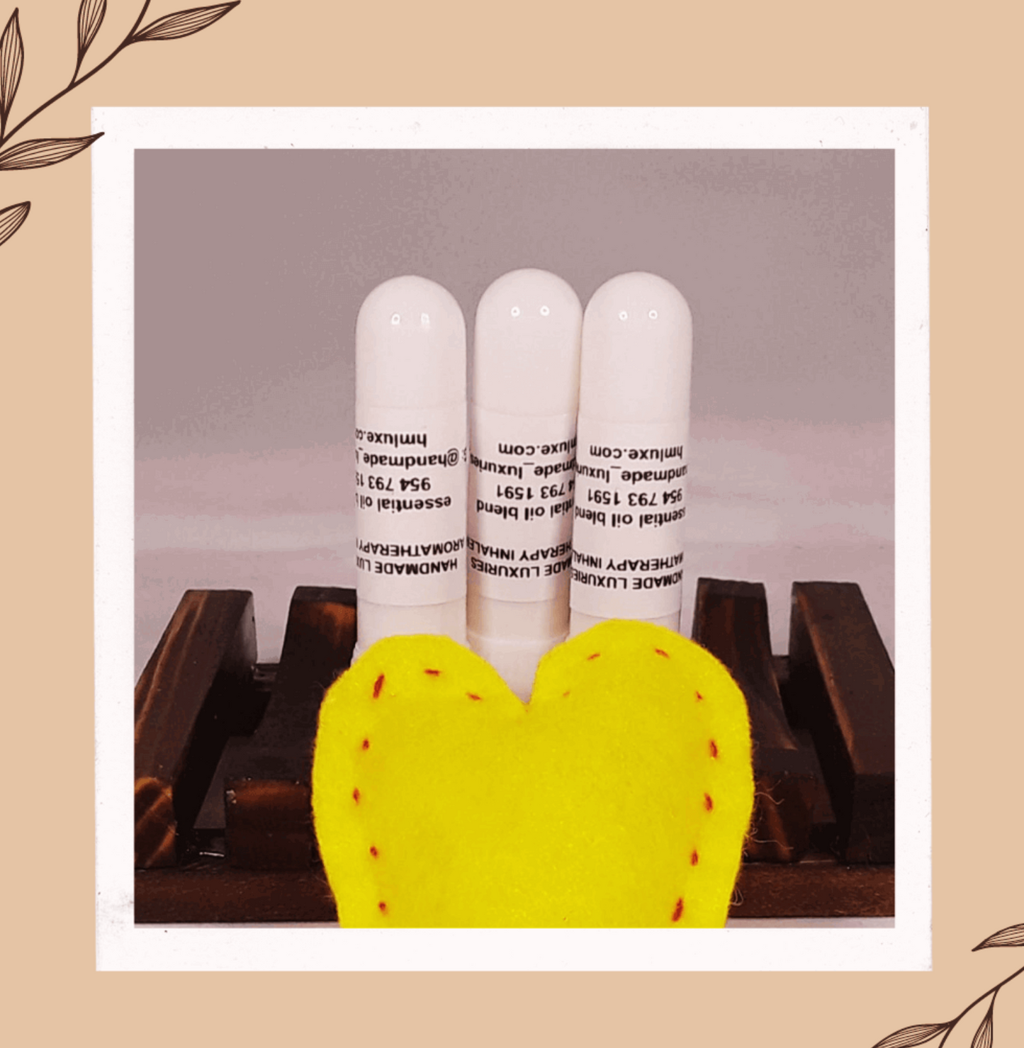 Chill-Pill aromatherapy nasal stick set for stress relief