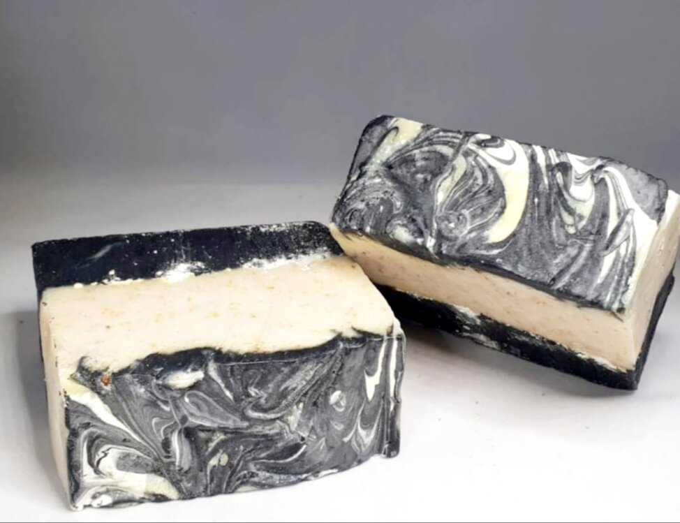 Oatmeal + Charcoal Soap - Gentle Detox Bar for Congested Eczema Skin