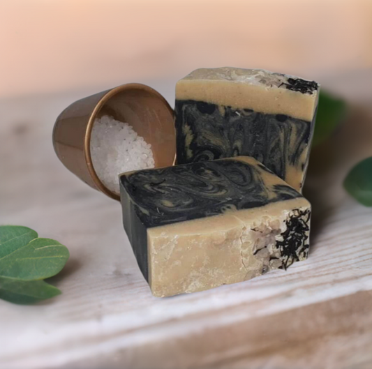 Black Sesame Matcha Natural Soap