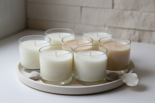 container candles without lables